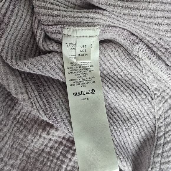 We The Free Free‎ People Gauze Popover Oversized Boxy Purple Blouse Top SM Boho - Picture 7 of 8